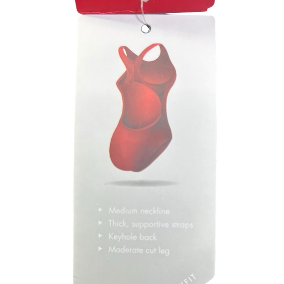 TYR womens navy blue one piece Swimsuit Tyreco Maxfit size 28 NWT - Picture 5 of 6